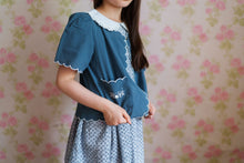 將圖片載入圖庫檢視器 Little Cotton Clothes - Flora Jacket in Pier Blue (2Y-6Y)
