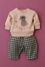 將圖片載入圖庫檢視器 Studio Boheme - 法蘭絨棉蘿蔔褲 (Grey Gingham) 18M-8Y
