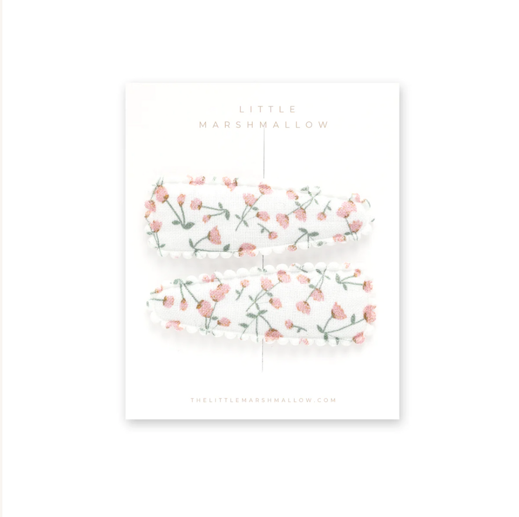 Pink Posies Clip