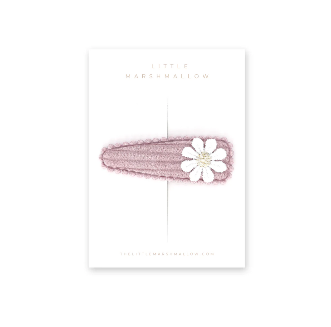 Daisy Clip - Mauve Haze