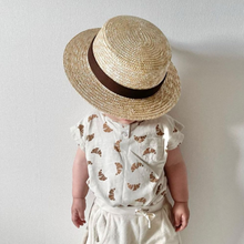 Load image into Gallery viewer, Monsieur Mini - No sleeve tshirt croissant
