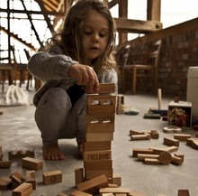 Load image into Gallery viewer, Wooden Story - Wooden Natural Blocks in Tray 30 PCS
