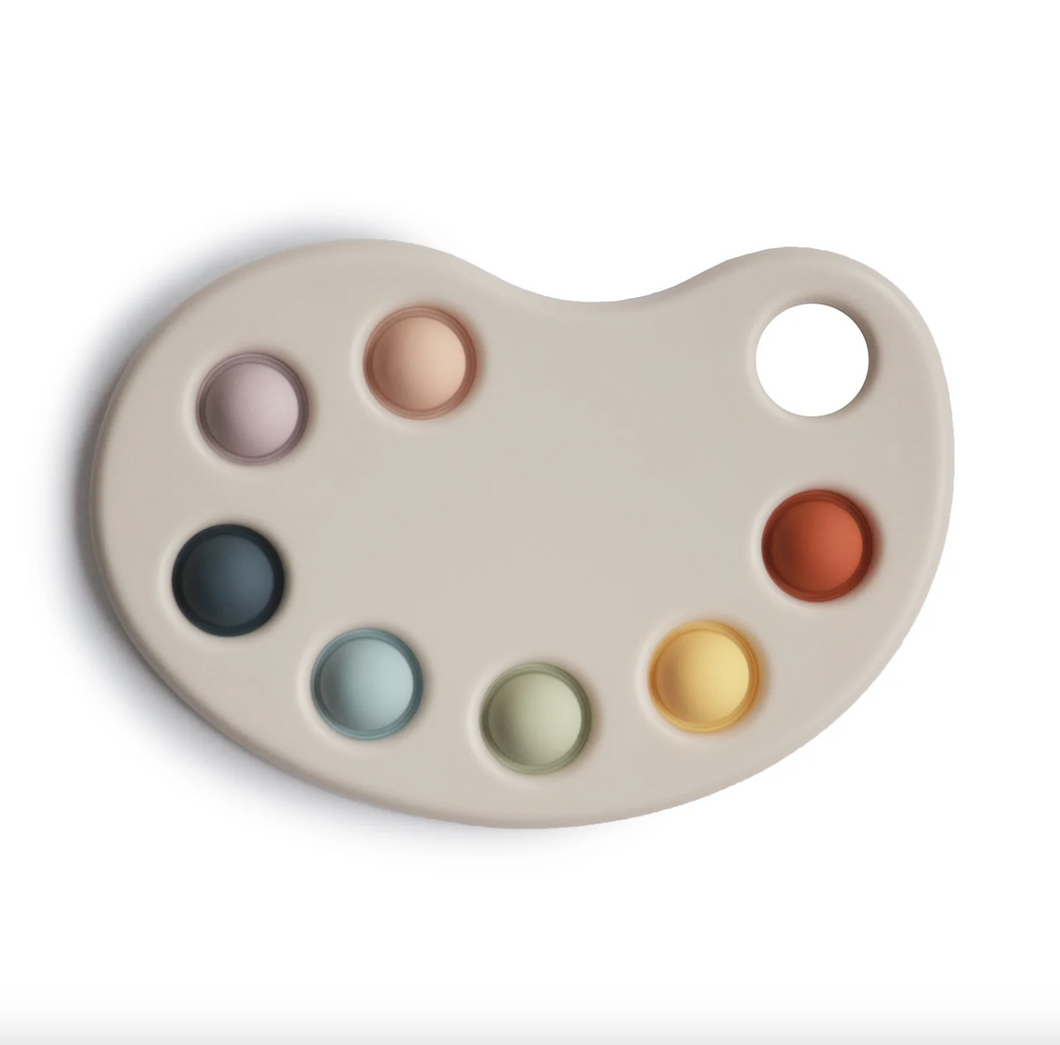 Mushie - Paint Palette Press Toy