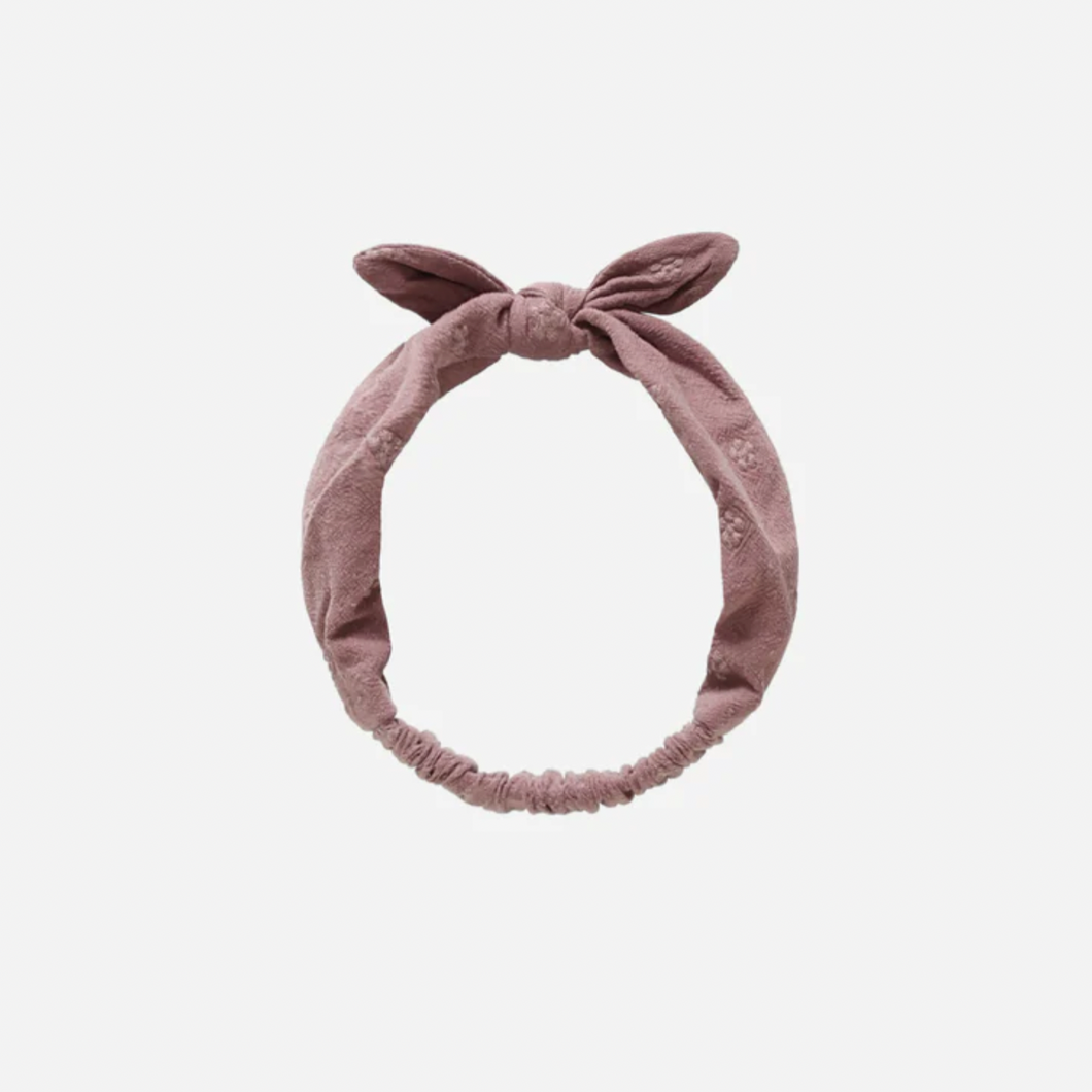 Rylee + Cru - Baby Bow Headband (Mulberry)