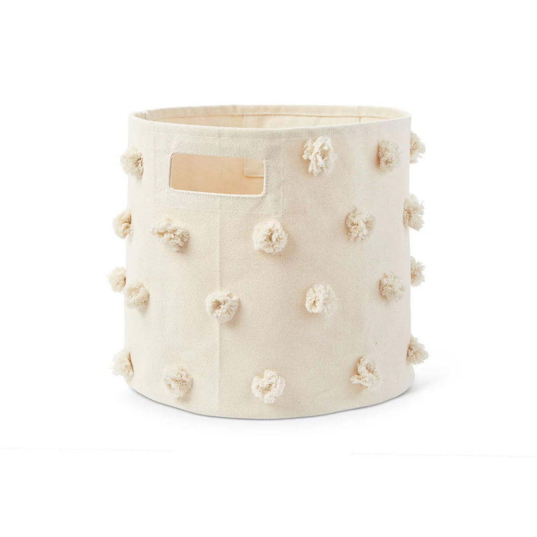 Pom Pom Basket - Bin Natural