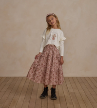 Load image into Gallery viewer, Rylee + Cru - Ruffle Long Sleeve Tee (Mouse)
