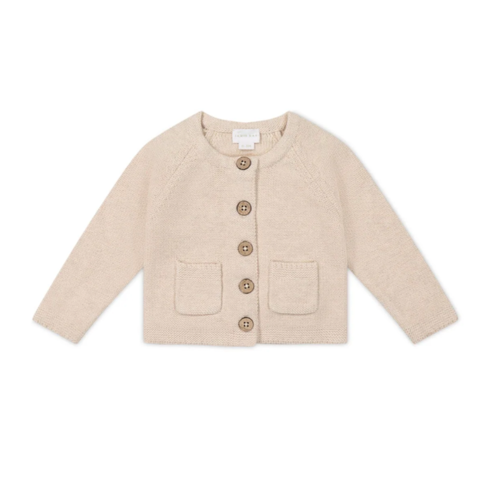 Jamie Kay - Aude Cardigan (Light Oatmeal Marle) 4Y