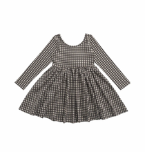Load image into Gallery viewer, Jamie Kay - 有機棉長袖裙子 - Mini Gingham Bistre
