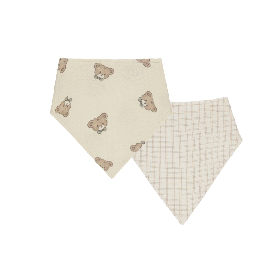 Quincy Mae - Bandana Scarf 2 Packs (Teddy)