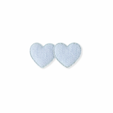 Load image into Gallery viewer, 髮夾2入 // Heart Clip Light Denim
