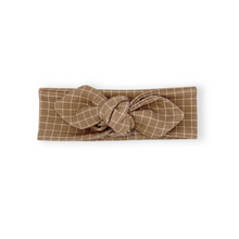 Load image into Gallery viewer, Brown Check Headband
