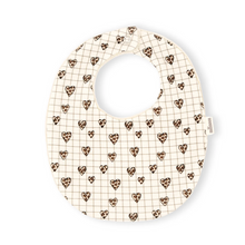 Load image into Gallery viewer, [預購] Organic Cotton Hearts Check Bib
