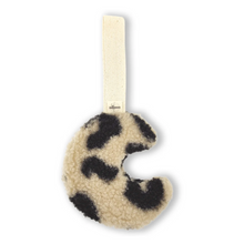 Load image into Gallery viewer, Leopard Moon Sherpa Pacifier Clip
