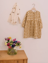 Load image into Gallery viewer, Studio Bohème - Vermont Dress (Vichy Caramel) 18M
