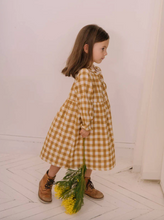 Load image into Gallery viewer, Studio Bohème - Vermont Dress (Vichy Caramel) 18M
