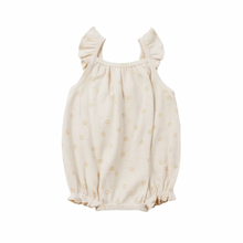 Load image into Gallery viewer, Quincy Mae - Ribbed Ruffle Romper (Suns)

