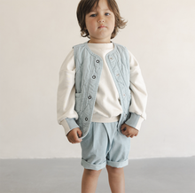 將圖片載入圖庫檢視器 PHIL &amp; PHAE - Quilted vest (Stormy)
