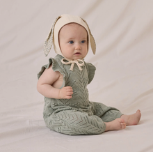 Load image into Gallery viewer, Quincy Mae - Bunny Bonnet (Green Garden)
