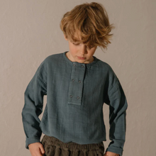 Load image into Gallery viewer, Studio Boheme -  Romeo Kurta (Grey Blue)
