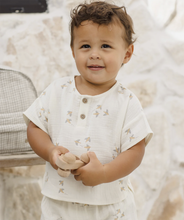 Load image into Gallery viewer, Quincy Mae - Woven Boxy Top + Short Set (Birds)
