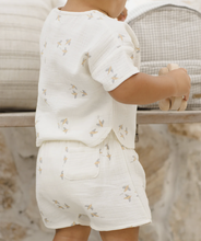 Load image into Gallery viewer, Quincy Mae - Woven Boxy Top + Short Set (Birds)
