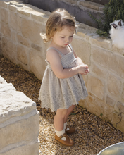 Load image into Gallery viewer, Quincy Mae - Mae Smocked Top + Bloomer Set (Sage Gingham)
