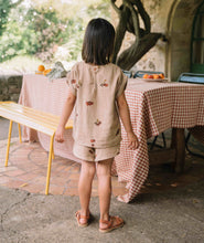 Load image into Gallery viewer, Studio Boheme - Blouse Praslin Short Sleeves (Nougat/Tomato)

