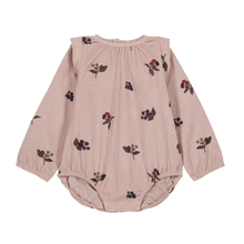 Load image into Gallery viewer, Studio Boheme -  Esmee Romper (Light Mauve/Blackberries)
