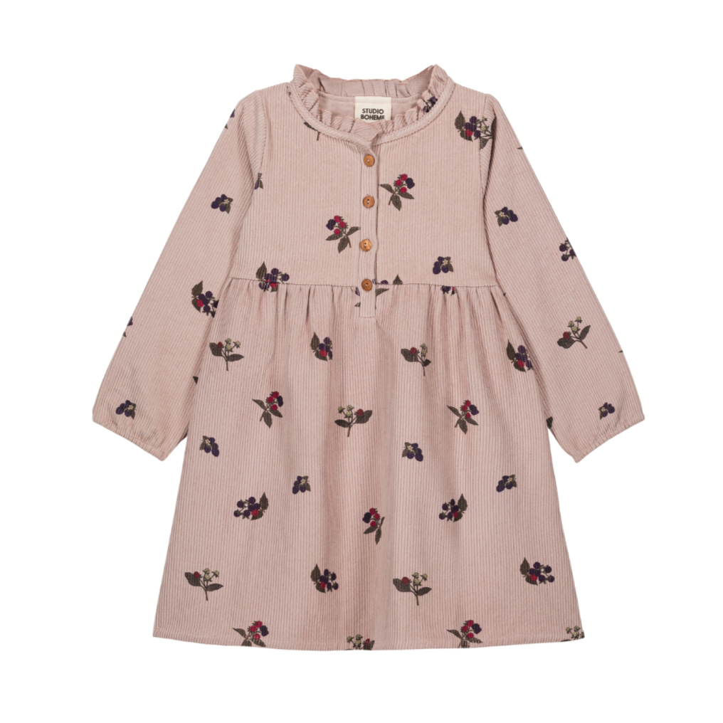 Studio Boheme -  Vermont Dress (Light Mauve/Blackberries)