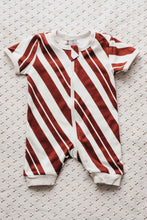 Load image into Gallery viewer, 🎄 Bencer and Hazelnut - Summer Zipsuit - Candy Cane
