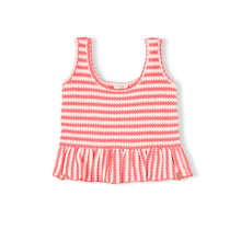 Load image into Gallery viewer, Nixnut - Sum Top (Coral Stripe)
