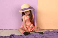 Load image into Gallery viewer, Nixnut - Sum Top (Coral Stripe)
