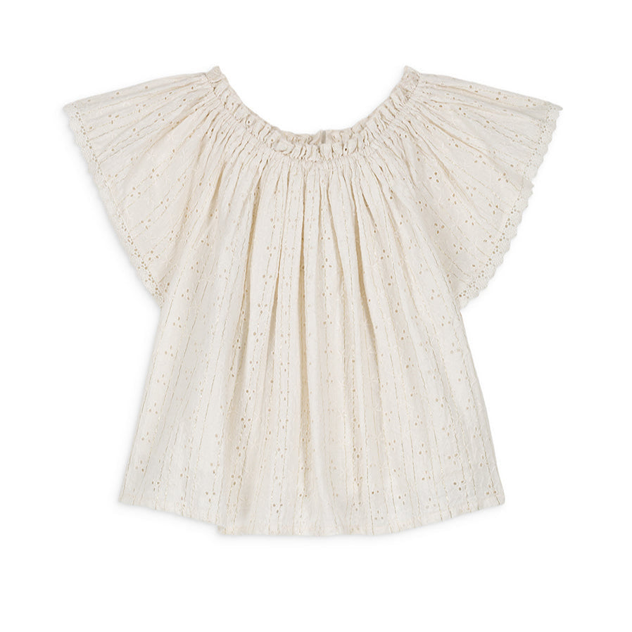 Louise Misha - Blouse Perla (Cream) 4Y, 6Y