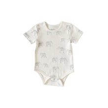 Load image into Gallery viewer, Pehr - Short-Sleeve Elephant Bodysuit 3-6M
