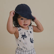 Load image into Gallery viewer, Organic Zoo - Navy Terry Sun Hat
