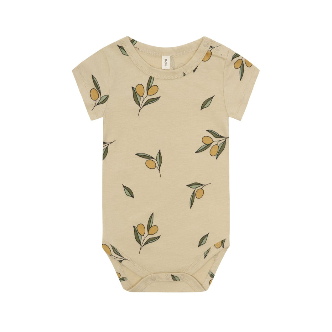 Organic Zoo - Olive Garden Short Sleeve Bodysuit