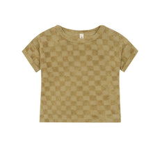 Load image into Gallery viewer, Organic Zoo - Dusky Checkboard Terry Boxy T-Shirt
