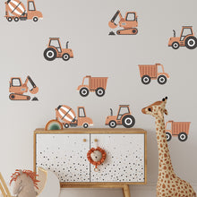 Load image into Gallery viewer, [預購] Pastelowe Love -  兒童房壁貼 Construction Vehicle Boho

