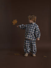 Load image into Gallery viewer, Organic Zoo - Fog Blue Gingham Lodge Shirt
