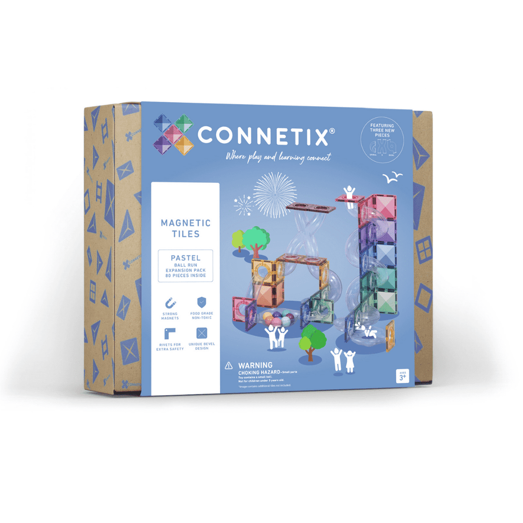 [預購] Connetix - Pastel Ball Run Expansion Pack 80 pc