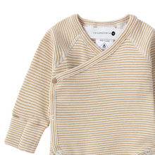 Load image into Gallery viewer, Susukoshi -  Long Sleeve Kimono Bodysuit (Honey)
