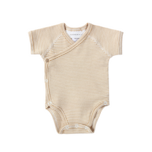 Load image into Gallery viewer, Susukoshi - Kimono Short Sleeve Bodysuit (Honey)
