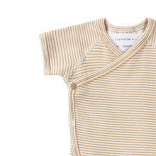 Load image into Gallery viewer, Susukoshi - Kimono Short Sleeve Bodysuit (Honey)
