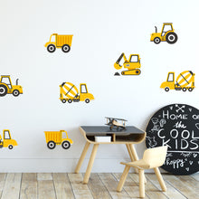 Load image into Gallery viewer, [預購] Pastelowe Love -  兒童房壁貼 Construction Vehicle
