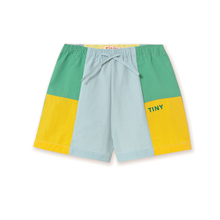Load image into Gallery viewer, Tiny Cottons -  Color Block Woven Shorts

