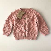 Load image into Gallery viewer, [預購] Babytoly - Popcorn Cardigan (Salmon Pink)
