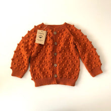 Load image into Gallery viewer, [預購] Babytoly - Popcorn Cardigan (Cinnamon)
