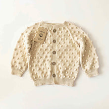 Load image into Gallery viewer, Babytoly - Popcorn Cardigan (Natural)
