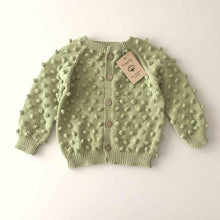 Load image into Gallery viewer, [預購] Babytoly - Popcorn Cardigan (Pistachio)
