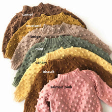 Load image into Gallery viewer, [預購] Babytoly - Popcorn Sweater (Biscuit, Beige, Mustard)
